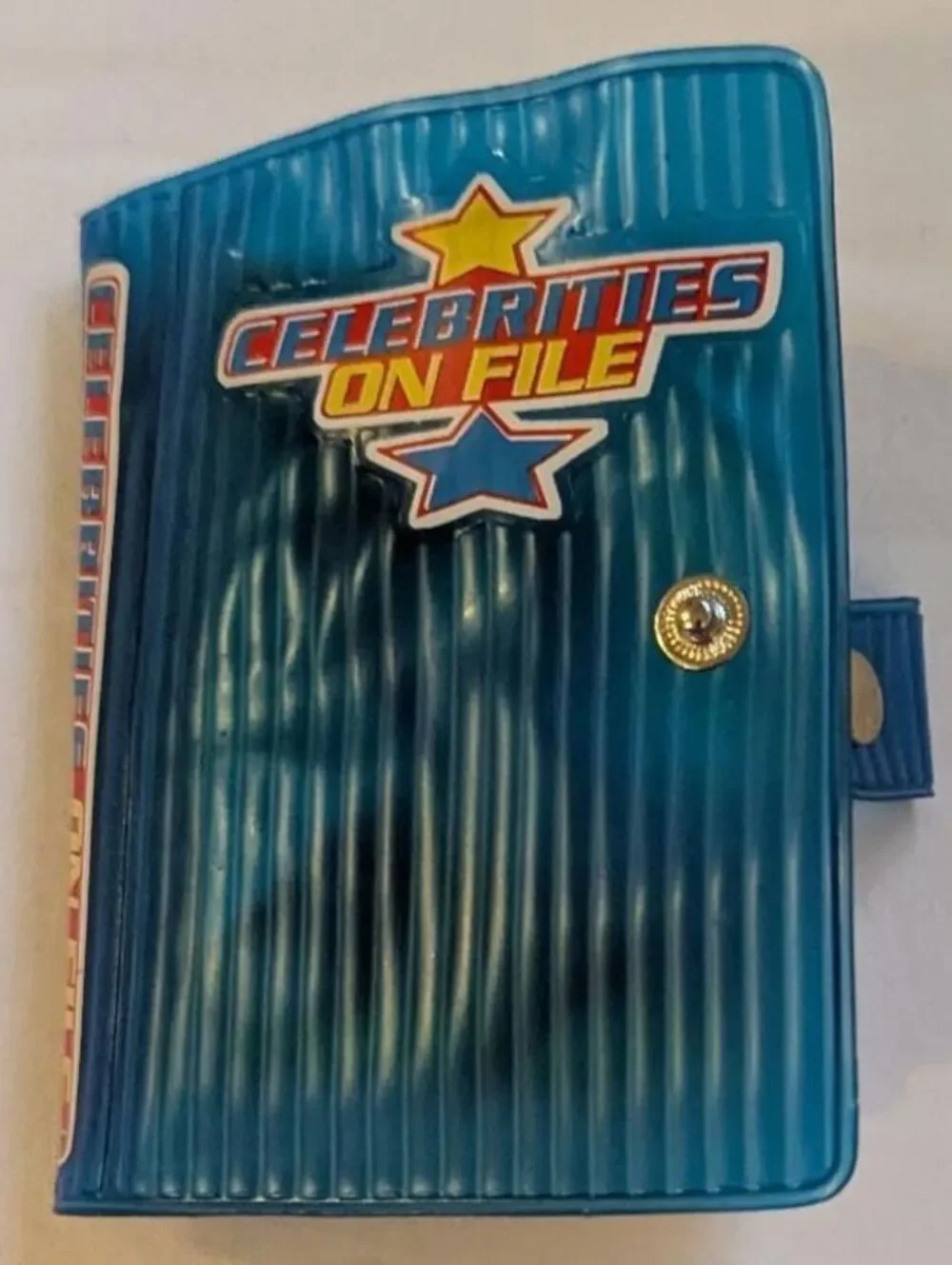 Celebrities On File 1990s Vintage Celebrity Trading Cards Complete Set with Blue